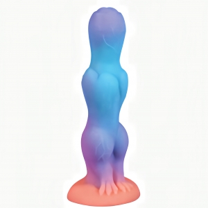 unicorny Lumy Din fosforescerende dildo 19 x 5cm