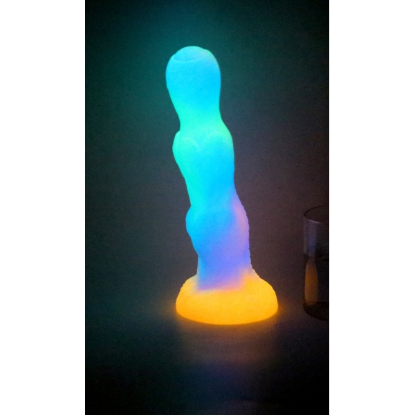 Luminous Mixed Color Anal Dildo