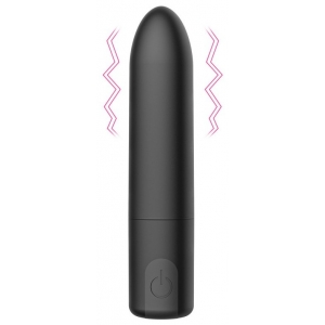 MyPlayToys Mini Vibro Happy Preto