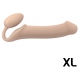 Consolador + plug Strap-On-Me Bendable XL 16 x 4,5cm Vainilla