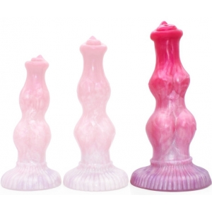 unicorny Peachy Colorful Realistic Dildo- 21 L