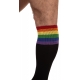 Pride Football High Socks Black