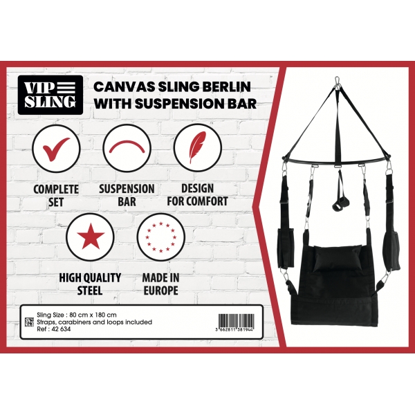 Complete set Berlin fabric sling with bar
