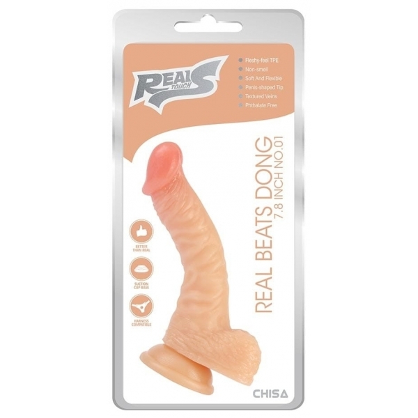 Dildo realista Beats Curve 15 x 4,5 cm