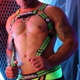 Body Hybred Harness Fluorescent yellow
