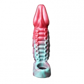 ExtendMyDick Penis sheath Monster Frex 18 x 5cm Blue-Pink