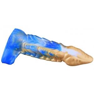 ExtendMyDick Penismanschette Monster Frex 18 x 5cm Blau-Gelb