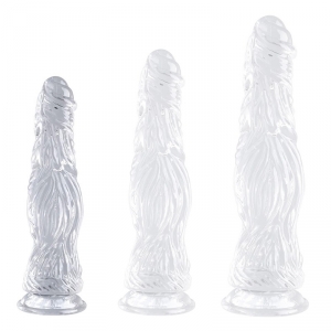 ClearlyHorny Gode Monster Transparent Kail S 21 x 5.5cm
