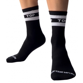 Fetish Top Socks Black