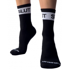 Fetish Slut Socks Black