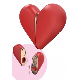 Xocoon Estimulador de clitóris HeartBreaker vermelho