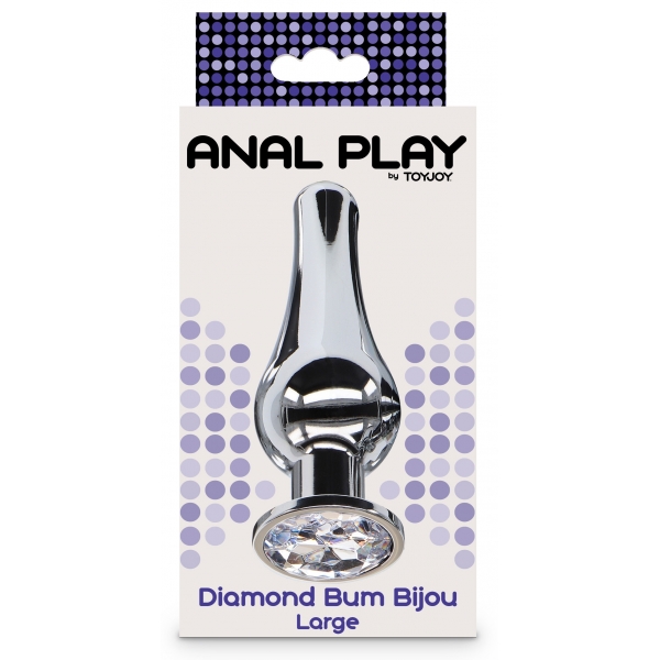Diamond Bum anal jewelry plug L 12 x 4.1cm
