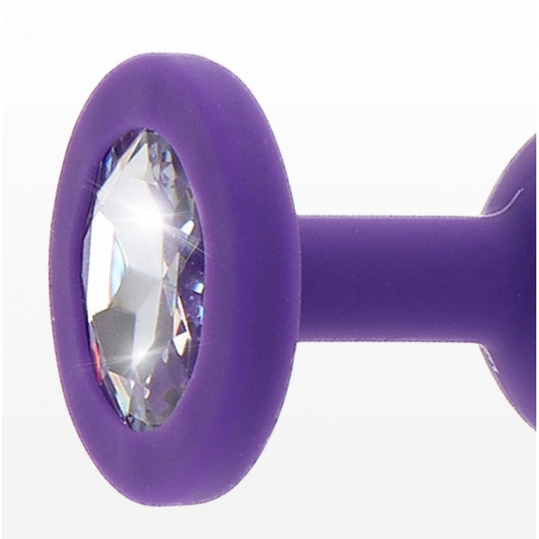 Plug Bijou Diamond Booty S 6 x 2,8 cm Viola