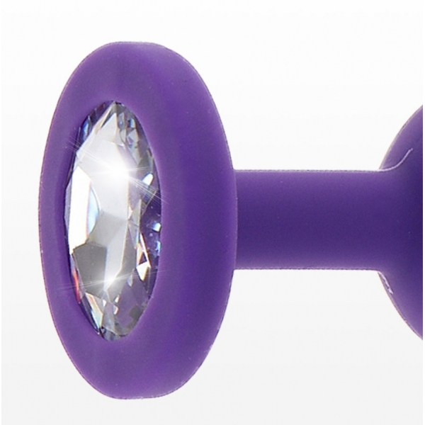 Plug Juwel Diamond Booty S 6 x 2.8cm Violett
