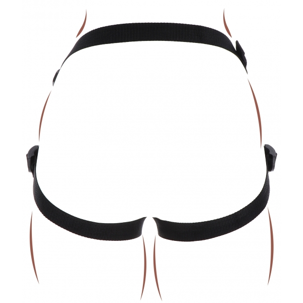 Strap-On Harness Black