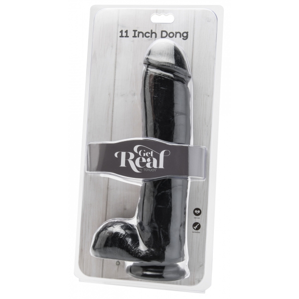 Dildo Mega Tommy 22 x 6cm Schwarz