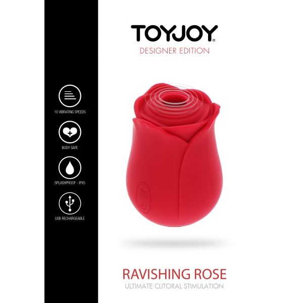 Estimulador de clitóris Ravishing Rose 10 vibrações