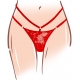 Stimolatore clitorideo con mutandina in pizzo Divine Panty Red