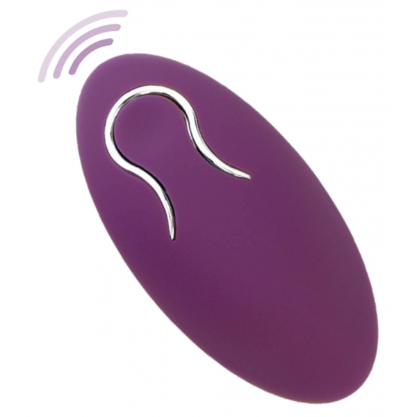 Vibrating penis case Halo Halo C-Ring Happiness 7cm Purple