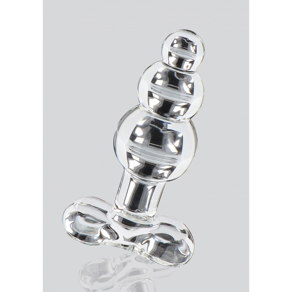 Crystal Jewel glazen plug 9,5 x 3,5cm