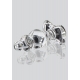 Crystal Jewel glazen plug 9,5 x 3,5cm