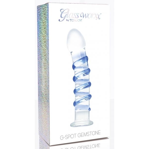 Glasdildo G-Spot Gemstone 17 x 3.7cm