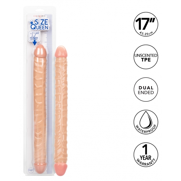 Dildo doppio Queen Size 43 x 4,2 cm