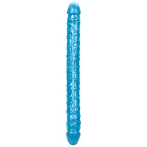 Size Queen Calexotics Double Dildo Queen Size 43 x 4.2cm Blue