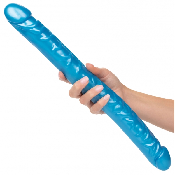 Doppio Dildo Queen Size 43 x 4,2 cm Blu