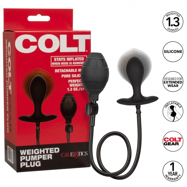 COLT Weighted Pumper Plug Black