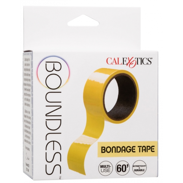 Fita adesiva para bondage Boundless 18m Amarelo