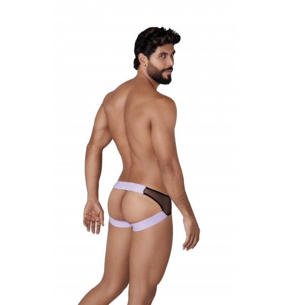 Hunch transparante jockstrap Zwart-Paars