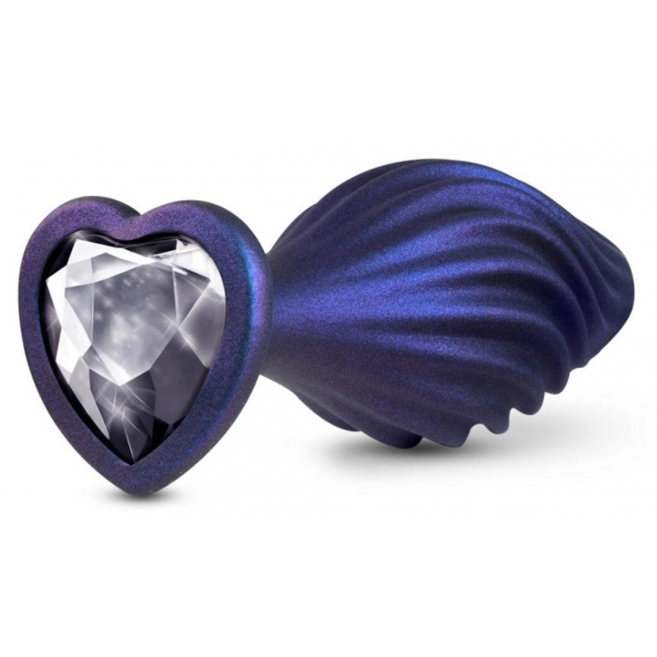 Plug Bijou Anal Silicona Swirling Bling 10 x 3.5cm