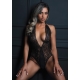 Deep-V Lace Body Black