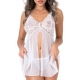 Babydoll Nightie + G-string White