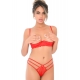 Thong Lace Straps Red