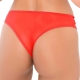 Tanga Tirantes Encaje Rojo