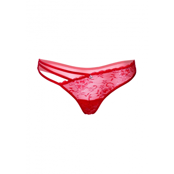 String Zeer Sexy Bloemig Rood