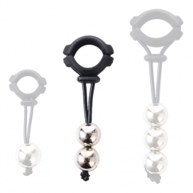 KINKgear Metal Beads Ring Testicle Weight - 25mm M 140gr