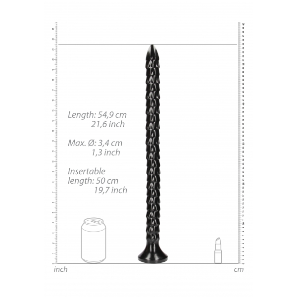 Langer Dildo Scaled Anal Snake L 50 x 3.5cm