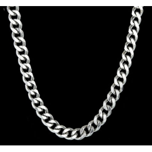 Malejewels Dünne Kette CUBAN 2mm Silber