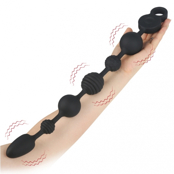 Vibrierende Analkugeln Beads Vibes M 36 x 4.5cm