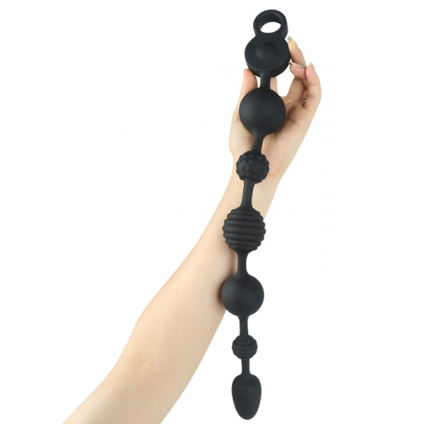 Bolas anais vibratórias Beads Vibes M 36 x 4,5cm