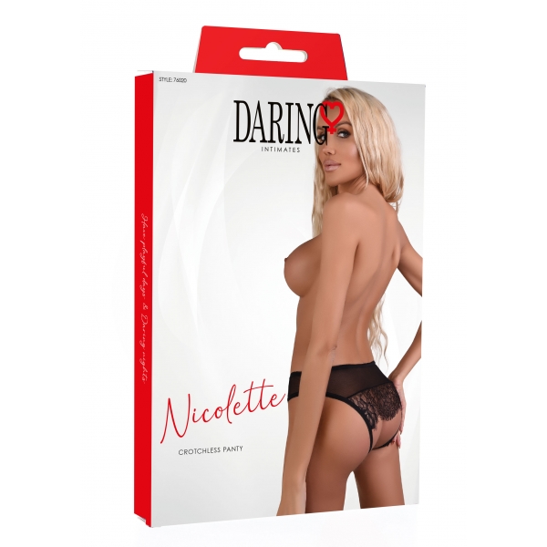 Slip Hinten offen Nicolette Schwarz