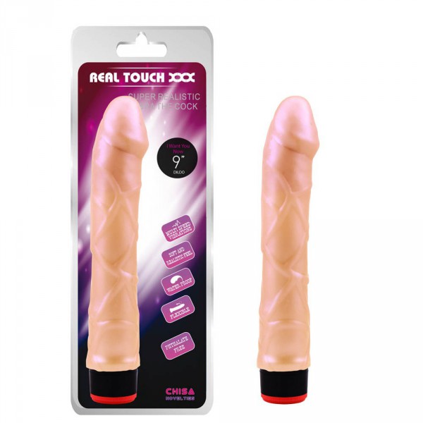 Vibrating dildo Real Touch 19 x 4 cm