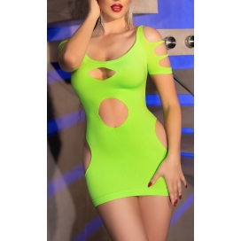 Mini abito sexy Ylgenia Verde