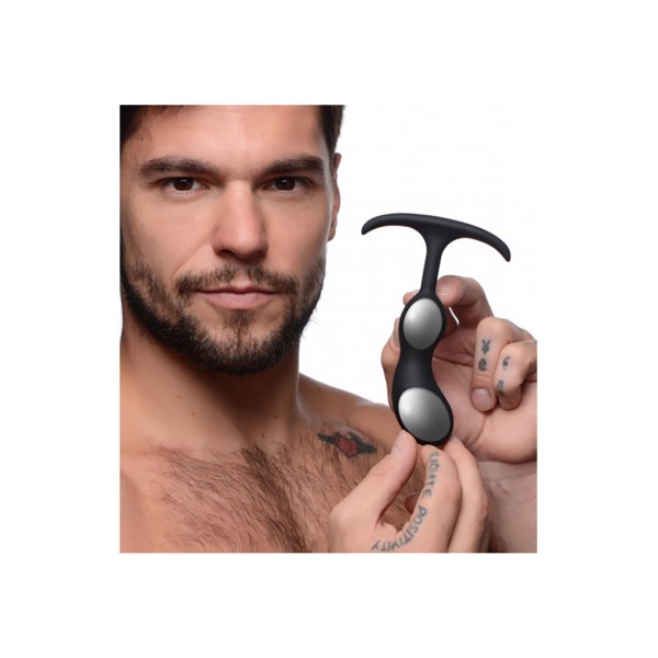 Premium Silicone Weighted Prostate Plug - Small