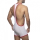 Singlet Tape Wrestling White