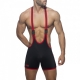 Singlet Tape Wrestling Black