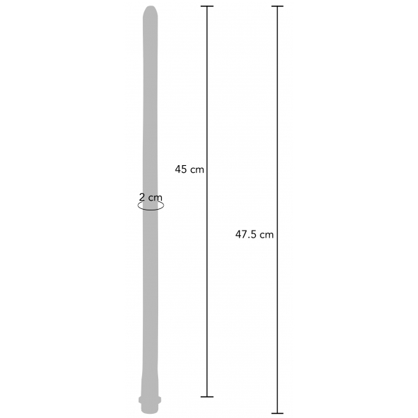 The Gusher lange klysma-tip 45 x 2cm